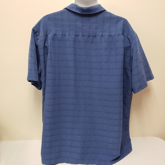 Moda Campia Mens Blue Button Shirt Size XXL - Picture 2 of 6